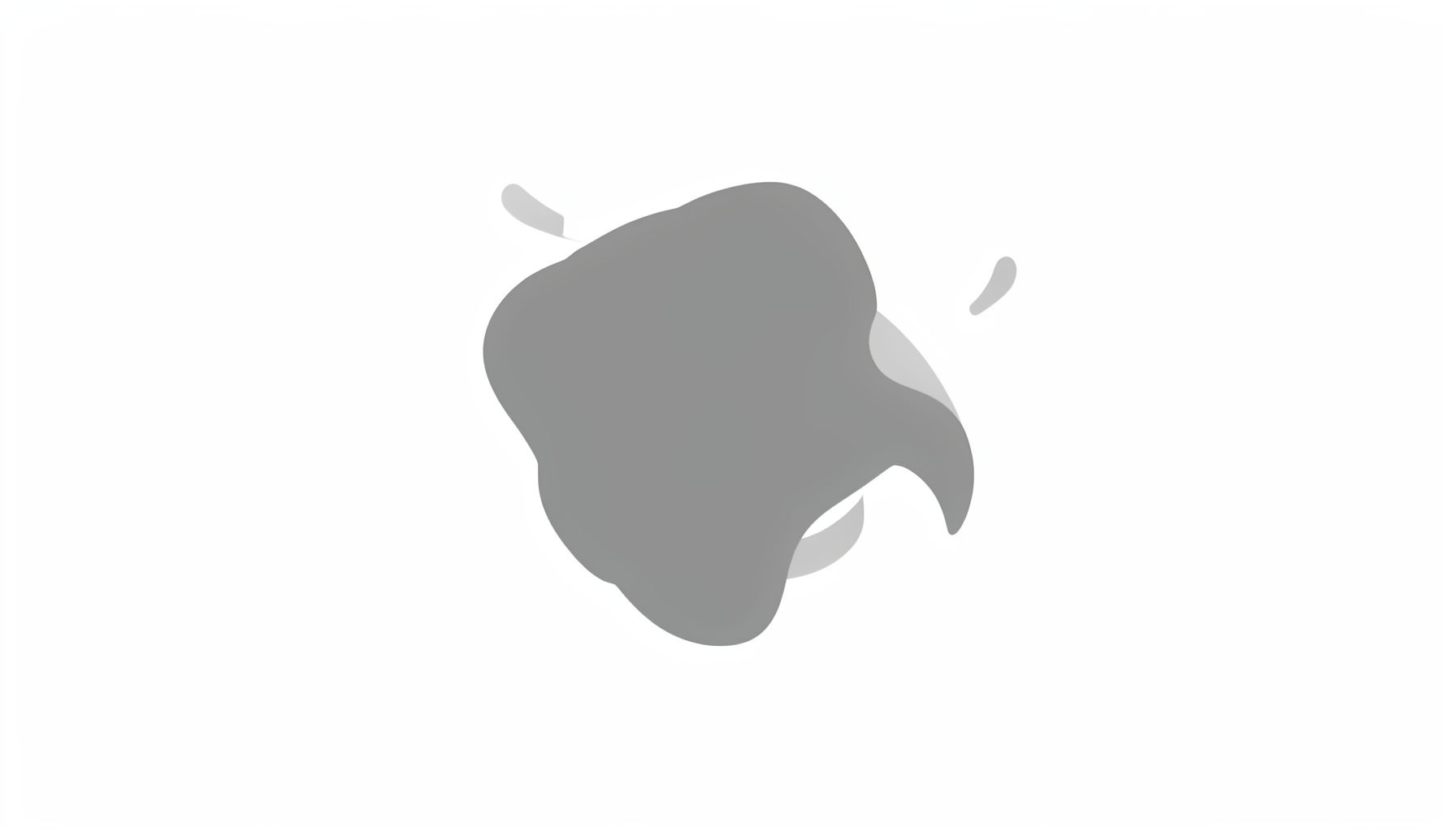 Simple flat icon representing commercial pest management, grey tones